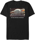 STAR WARS Big & Tall Mandalorian Sleep Meme Men's Tops Short Sleeve Tee Shirt T-Shirt | Premium Quality