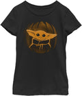 The Mandalorian Girl's Star Wars Halloween Grogu Jack-O'-Lantern Apparel | Trending 2025