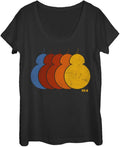 STAR WARS Force Awakens Bb8 Retro Rainbow Women's Short Sleeve Tee Shirt T-Shirt | US Viral Style