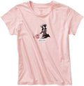 Wrangler Women's 20X Crew Neck Short Sleeve Screen Print T-Shirt, Pink T-Shirt | Aesthetic Streetwear