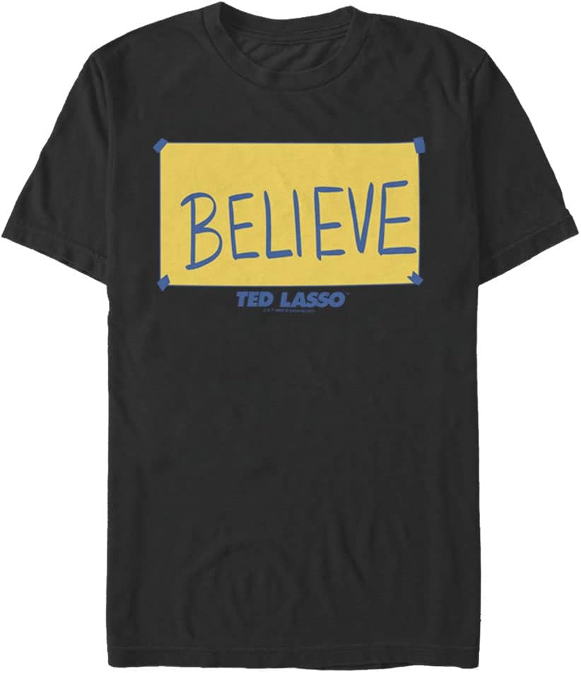 Ted Lasso Big & Tall Believe Sign Men's Tops Short Sleeve Tee Shirt T-Shirt | Trending 2025