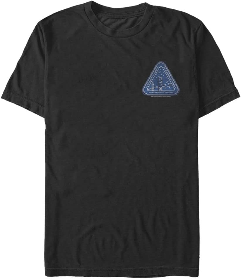 Fifth Sun Star Trek Multiple Franchise SFA Faux Patch Men's Tops Short Sleeve Tee Shirt T-Shirt | Best Seller