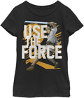 STAR WARS Kids Force Stack Luke Girls Short Sleeve Tee Shirt T-Shirt | US Viral Style