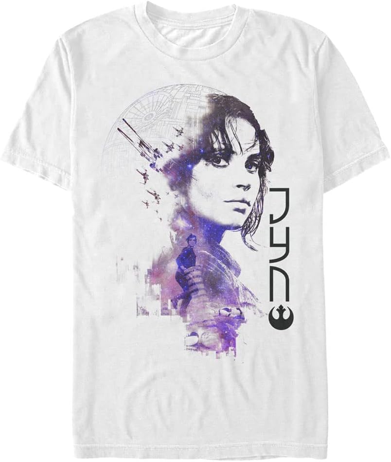STAR WARS Big & Tall Rogue One Jyns Universe Men's Tops Short Sleeve Tee Shirt T-Shirt | US Viral Style