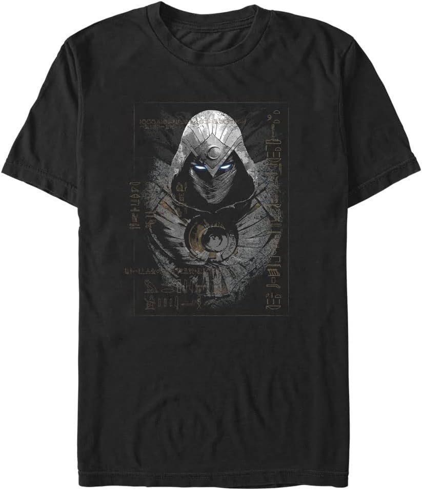 Marvel Big & Tall Moon Knight Ancient Glyphs Men's Tops Short Sleeve Tee Shirt T-Shirt | Trending 2025