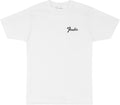 Fender Transition Logo T-Shirt, 100 Cotton, White, Large T-Shirt | Trending 2025