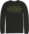 STAR WARS Big & Tall Men's Simplified Tops Long Sleeve Tee Shirt T-Shirt | Premium Quality