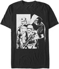 STAR WARS Force Awakens Half Line Crew Men's Tops Short Sleeve Tee Shirt T-Shirt | Aesthetic Streetwear