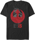 STAR WARS Last Jedi Bb8 Straight Men's Tops Short Sleeve Tee Shirt T-Shirt | Best Seller