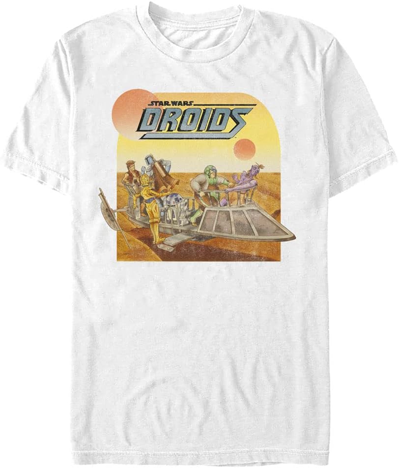 STAR WARS Big & Tall Droid Sunset Men's Tops Short Sleeve Tee Shirt T-Shirt | Trending 2025