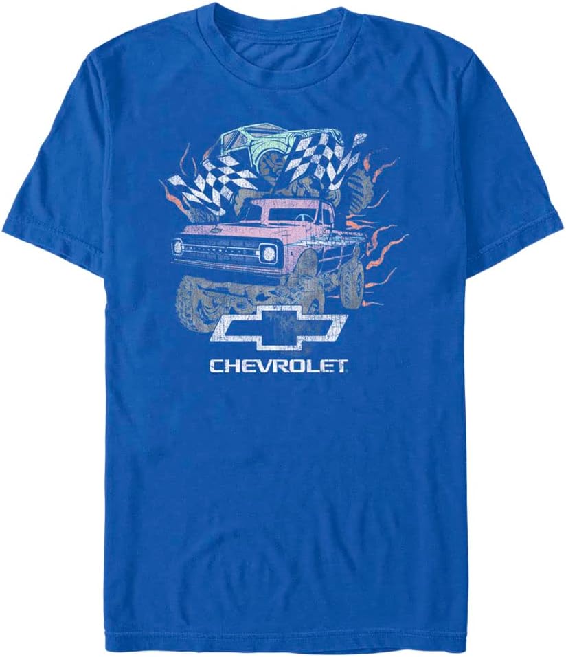 General Motors Pastel Trucks Young Men's Short Sleeve Tee Shirt T-Shirt | US Viral Style