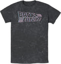Back To The Future 3dcolor Logo Young Men's Short Sleeve Tee Shirt T-Shirt | US Viral Style