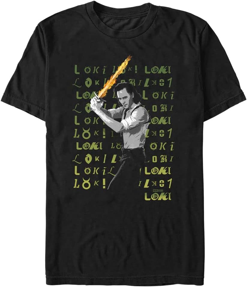 Marvel Big & Tall Loki Did You Get Them All Men's Tops Short Sleeve Tee Shirt T-Shirt | Aesthetic Streetwear