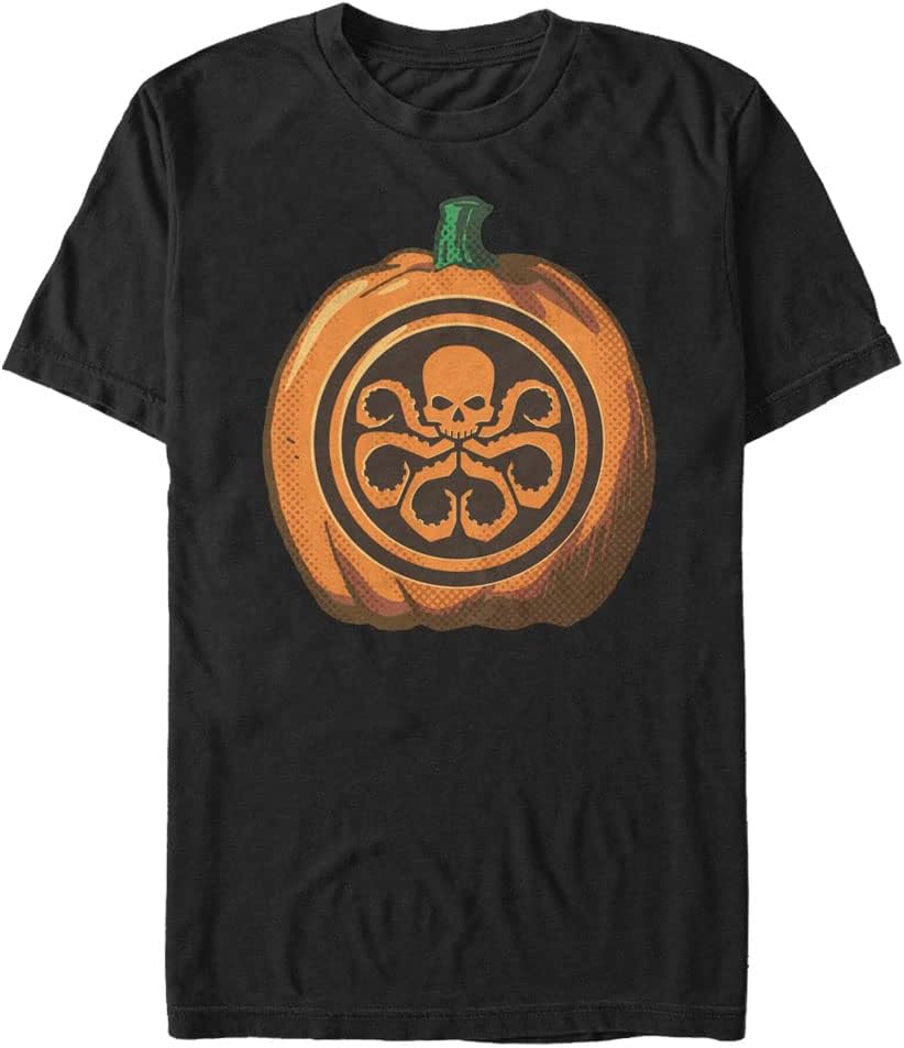 Marvel Classic Skull Pumpkin Men's Tops Short Sleeve Tee Shirt T-Shirt | Best Seller