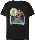 Marvel Big & Tall Classic Guardians of The Galaxy WE are Groot Men's Tops Short Sleeve Tee Shirt, Black, Large T-Shir...