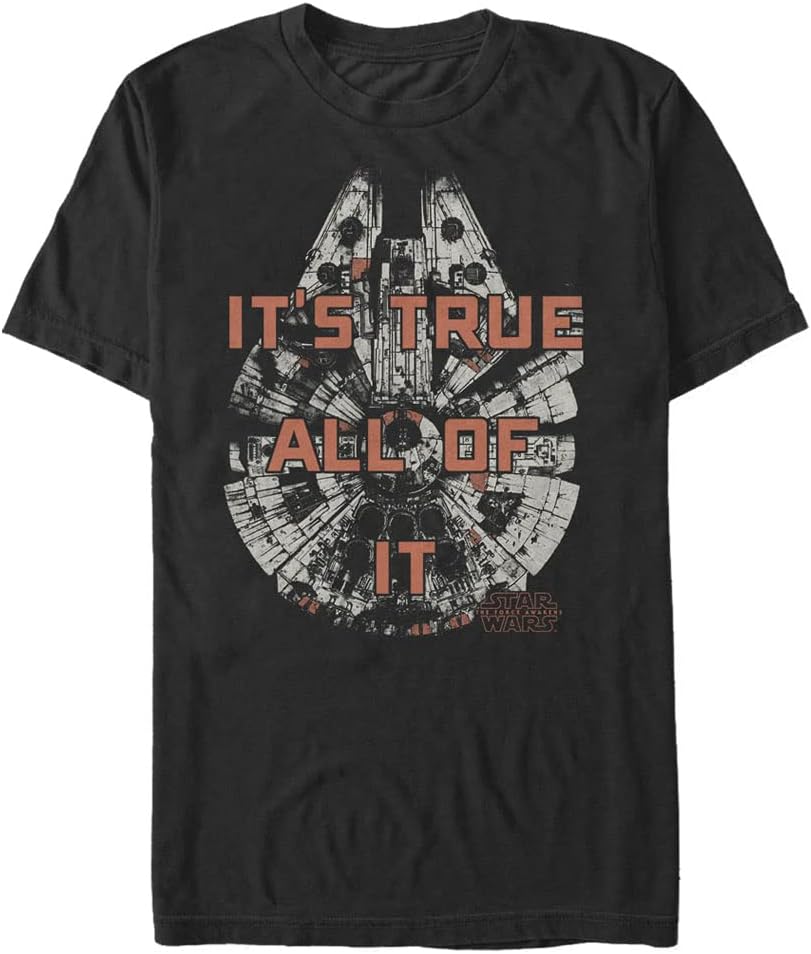 STAR WARS Force Awakens True Falcon Men's Tops Short Sleeve Tee Shirt T-Shirt | Trending 2025