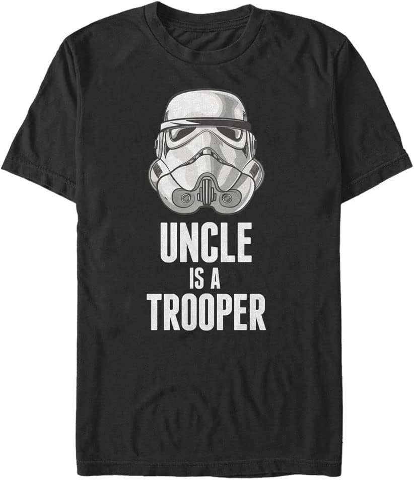STAR WARS Big & Tall Uncle Trooper Men's Tops Short Sleeve Tee Shirt T-Shirt | Trending 2025