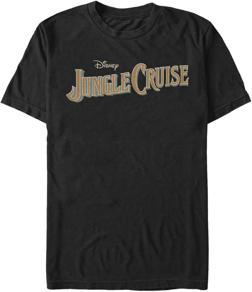 Disney Big & Tall Jungle Cruise Logo Men's Tops Short Sleeve Tee Shirt T-Shirt | Best Seller