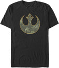 STAR WARS Camo Rebellion Men's Tops Short Sleeve Tee Shirt T-Shirt | Trending 2025