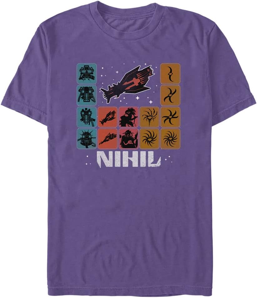 STAR WARS High Republic Periodic Nihil Table Young Men's Short Sleeve Tee Shirt T-Shirt | Aesthetic Streetwear