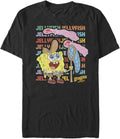 Nickelodeon Big & Tall Spongebob Squarepants Jellyfishing Stack Men's Tops Short Sleeve Tee Shirt T-Shirt | Premium Q...