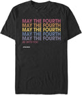 STAR WARS Fourth Stack Men's Tops Short Sleeve Tee Shirt T-Shirt | US Viral Style