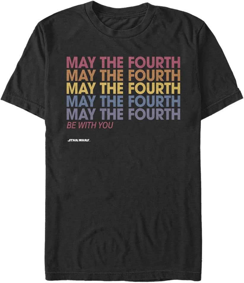 STAR WARS Fourth Stack Men's Tops Short Sleeve Tee Shirt T-Shirt | US Viral Style