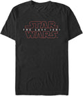 STAR WARS Last Jedi Logo Men's Tops Short Sleeve Tee Shirt T-Shirt | Premium Quality