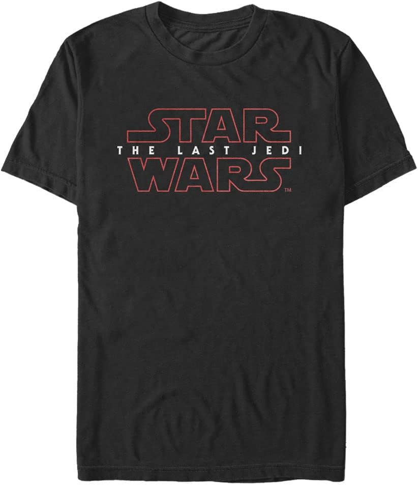 STAR WARS Last Jedi Logo Men's Tops Short Sleeve Tee Shirt T-Shirt | Premium Quality