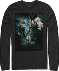 Harry Potter Wands Drawn Men's Tops Long Sleeve Tee Shirt T-Shirt | US Viral Style