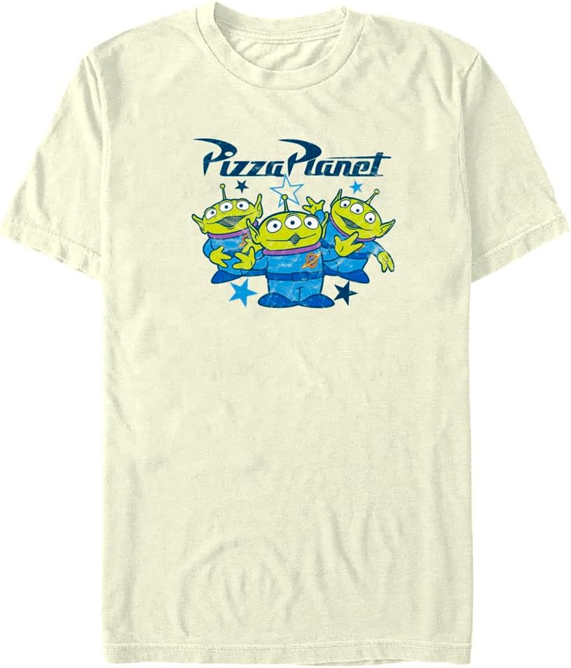 Disney Pixar Unisex-Adult Pixar Toy Story Alien Friends Short Sleeve Tee Shirt T-Shirt | Premium Quality