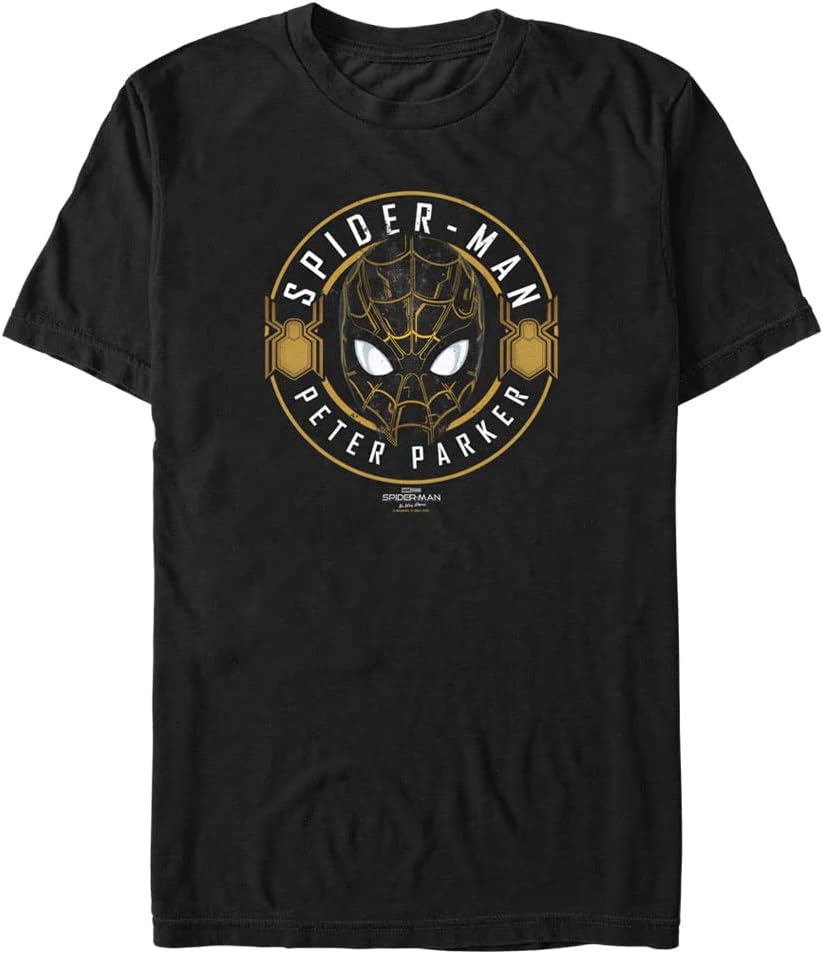 Marvel Big & Tall Man No Way Home Spider Banner Men's Tops Short Sleeve Tee Shirt T-Shirt | US Viral Style