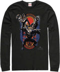 Marvel Tall Men's Big Three Tops Long Sleeve Tee Shirt T-Shirt | Trending 2025