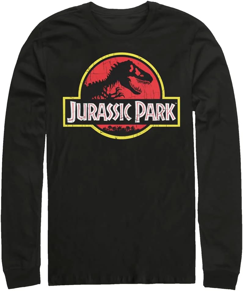 Jurassic Park Big & Tall Men's Tops Long Sleeve Tee Shirt T-Shirt | US Viral Style
