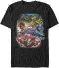 Marvel Big & Tall Classic Future Team Men's Tops Short Sleeve Tee Shirt, Black, 3X-Large T-Shirt | Trending 2025