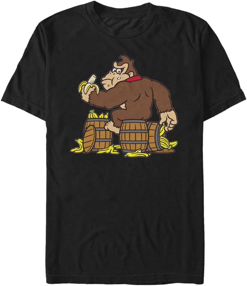 Nintendo Men's Barrels of Bananas Apparel | Aesthetic Streetwear