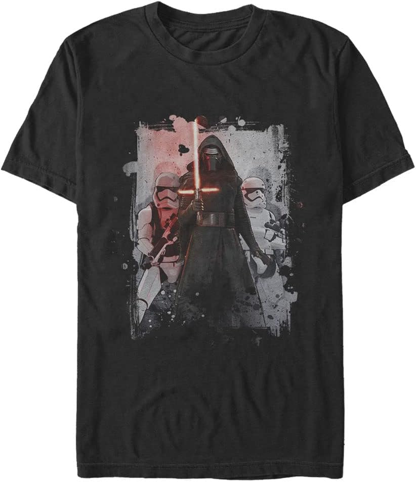 STAR WARS Force Awakens Splatter Men's Tops Short Sleeve Tee Shirt T-Shirt | US Viral Style