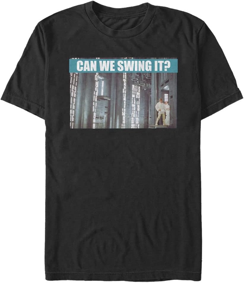 STAR WARS Can We Swing It Men's Tops Short Sleeve Tee Shirt T-Shirt | US Viral Style