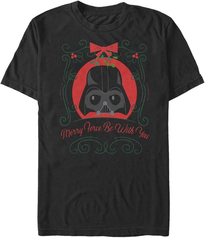 STAR WARS Merry Force Men's Tops Short Sleeve Tee Shirt T-Shirt | Best Seller