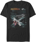 STAR WARS Squadrons X-Wing Squad Scheme Men's Tops Short Sleeve Tee Shirt T-Shirt | Trending 2025