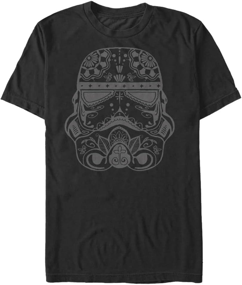 STAR WARS Sugar Skull Trooper Men's Tops Short Sleeve Tee Shirt T-Shirt | US Viral Style