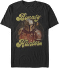 STAR WARS Mandalorian Bounty Retro Men's Tops Short Sleeve Tee Shirt T-Shirt | Trending 2025