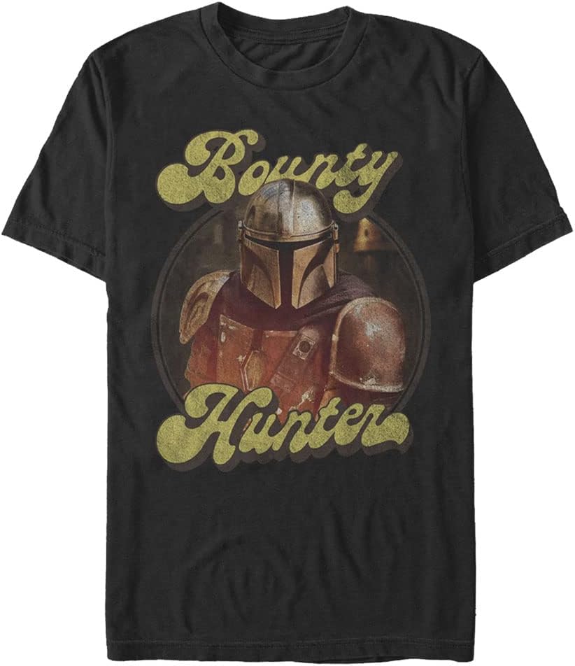 STAR WARS Mandalorian Bounty Retro Men's Tops Short Sleeve Tee Shirt T-Shirt | Trending 2025