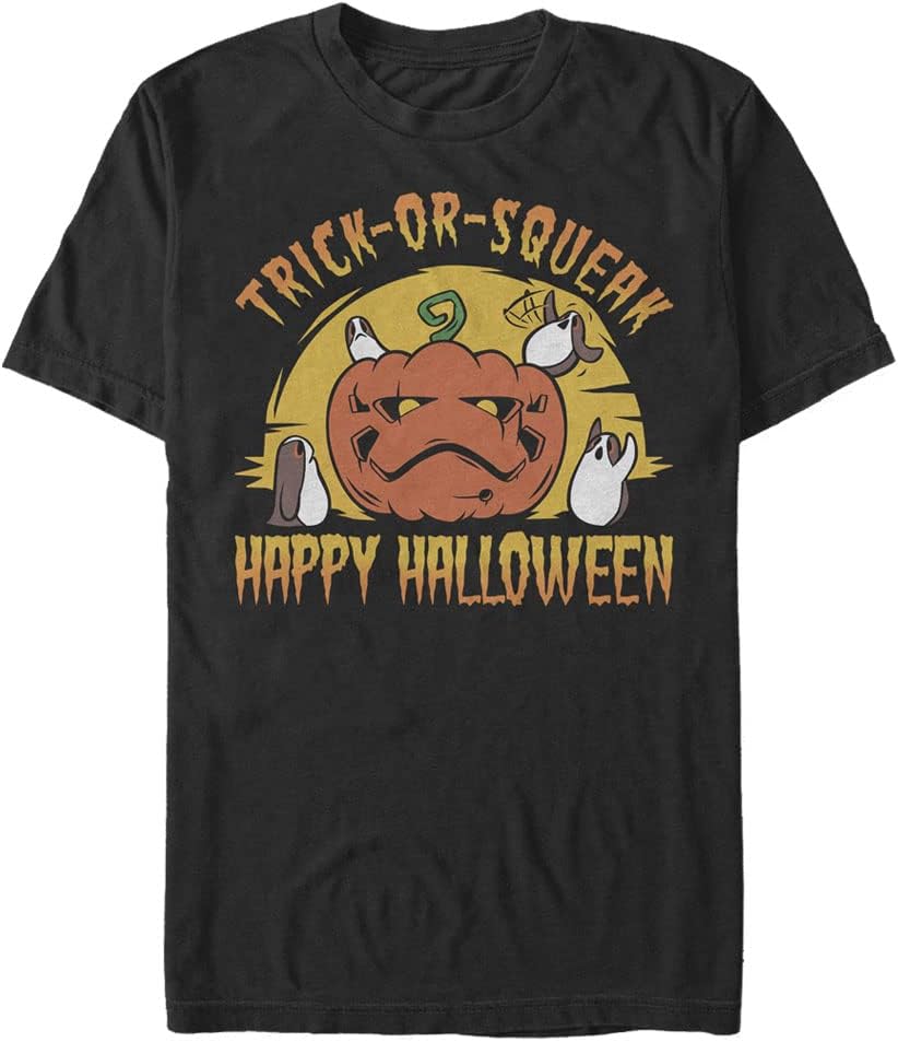 STAR WARS Big & Tall Last Jedi Squeak Or Treat Men's Tops Short Sleeve Tee Shirt T-Shirt | Premium Quality