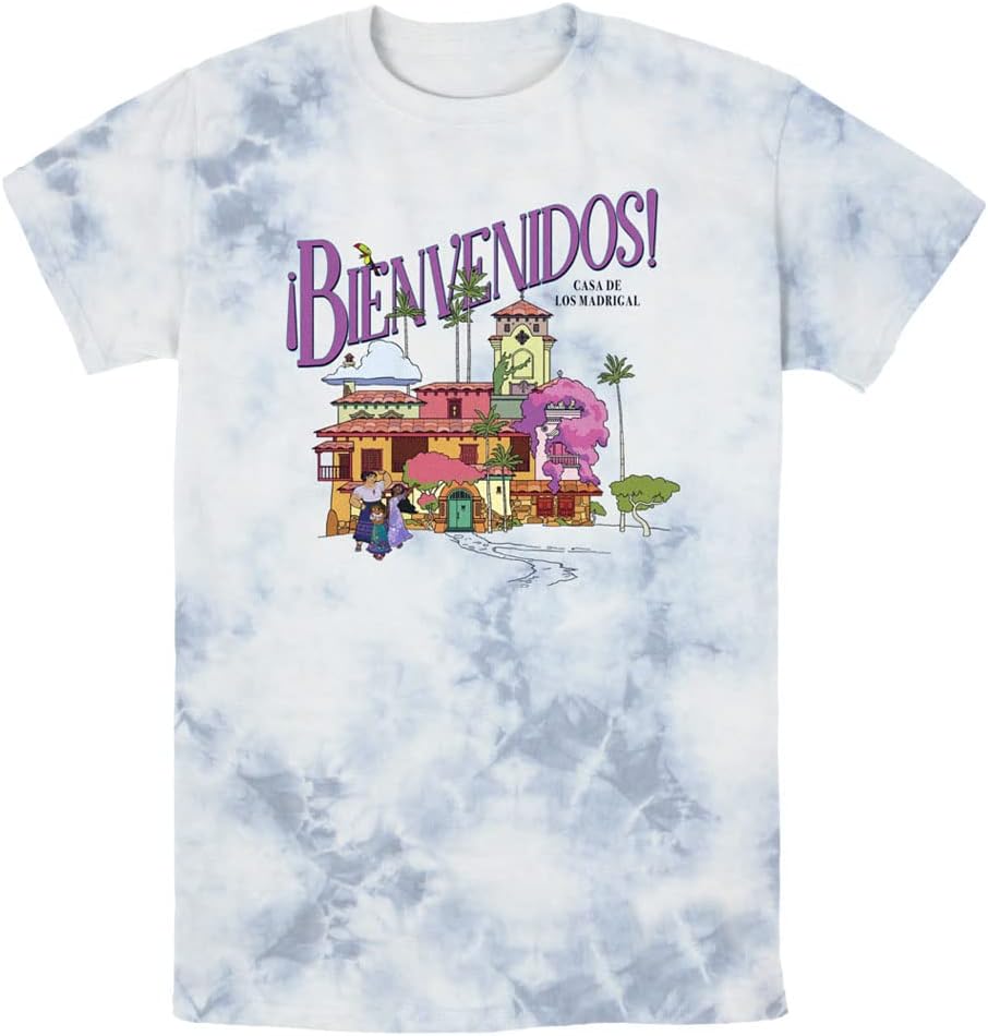 Disney Encanto Destination Casa Young Men's Short Sleeve Tee Shirt T-Shirt | Aesthetic Streetwear