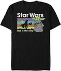 STAR WARS Mandalorian Goin My Way Men's Tops Short Sleeve Tee Shirt T-Shirt | US Viral Style