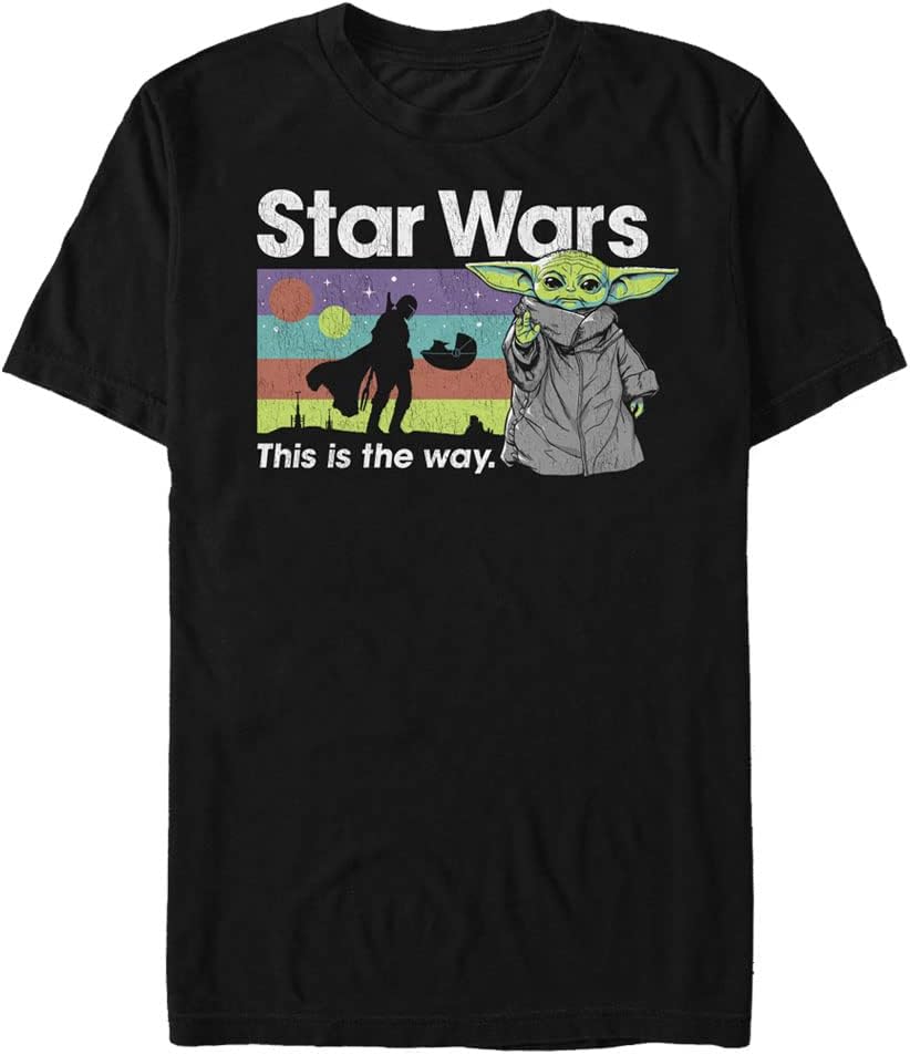 STAR WARS Mandalorian Goin My Way Men's Tops Short Sleeve Tee Shirt T-Shirt | US Viral Style