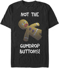 Fifth Sun Men's Big & Tall Shrek 1 Gumdrop Buttons Apparel | Aesthetic Streetwear