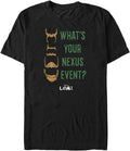Marvel Big & Tall Loki for All Time Men's Tops Short Sleeve Tee Shirt, Black, 3X-Large T-Shirt | Aesthetic Streetwear