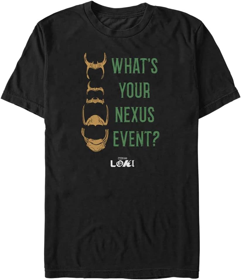 Marvel Big & Tall Loki for All Time Men's Tops Short Sleeve Tee Shirt, Black, 3X-Large T-Shirt | Aesthetic Streetwear